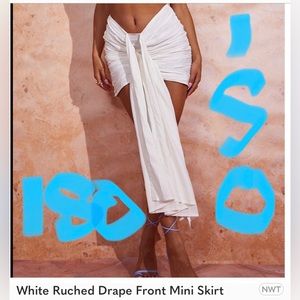 MAJOR ISO!!! front draped skirt preferably white L/XL